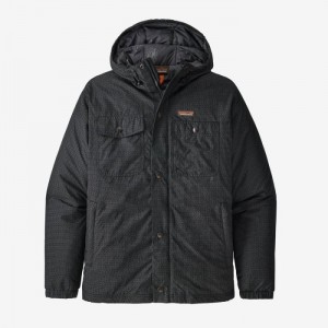 Chamarras Patagonia Steel Forge Puff Jacket Hombre Negros | QQB9847